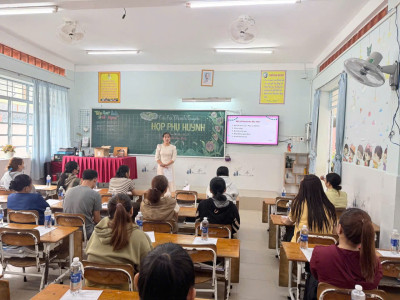Họp cha mẹ học sinh đầu năm học 2026-2027