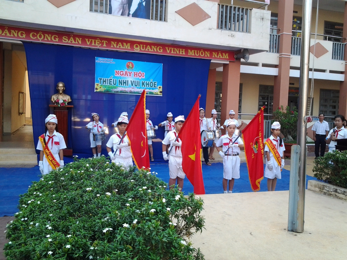 Ngày hội "Thiếu nhi vui khỏe" của Trường Tiểu học Bến Súc
