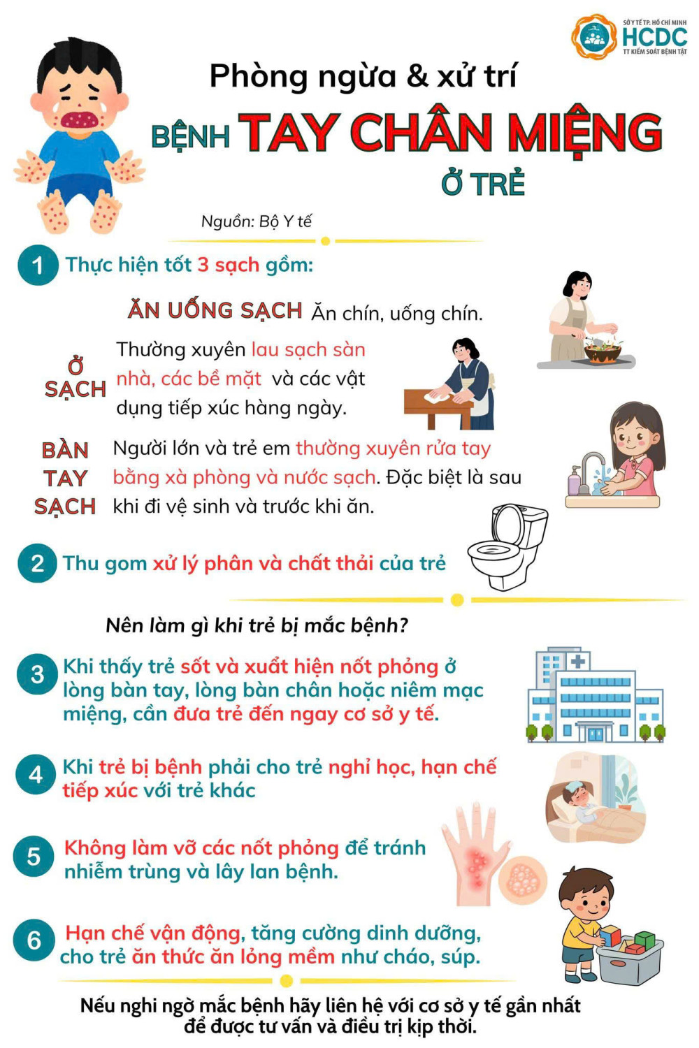 Tuyên truyền phòng chống bệnh chân tay miệng